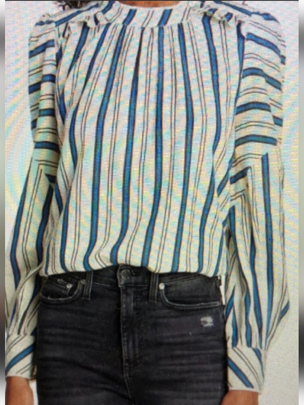 ba&sh Stripe Blouse